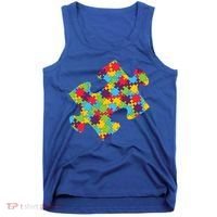 Autism Puzzle Piece Gift Tank Top thumb 0