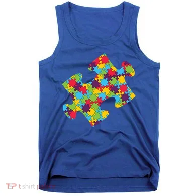 Autism Puzzle Piece Gift Tank Top
