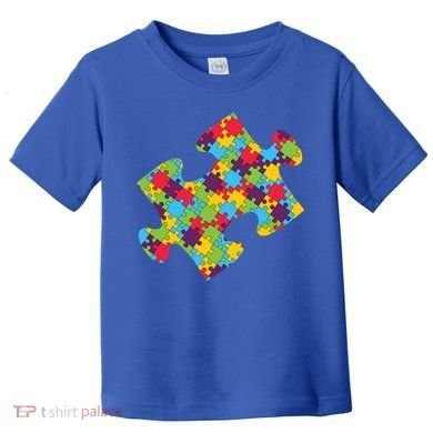 Autism Puzzle Piece Gift Toddler T-Shirt
