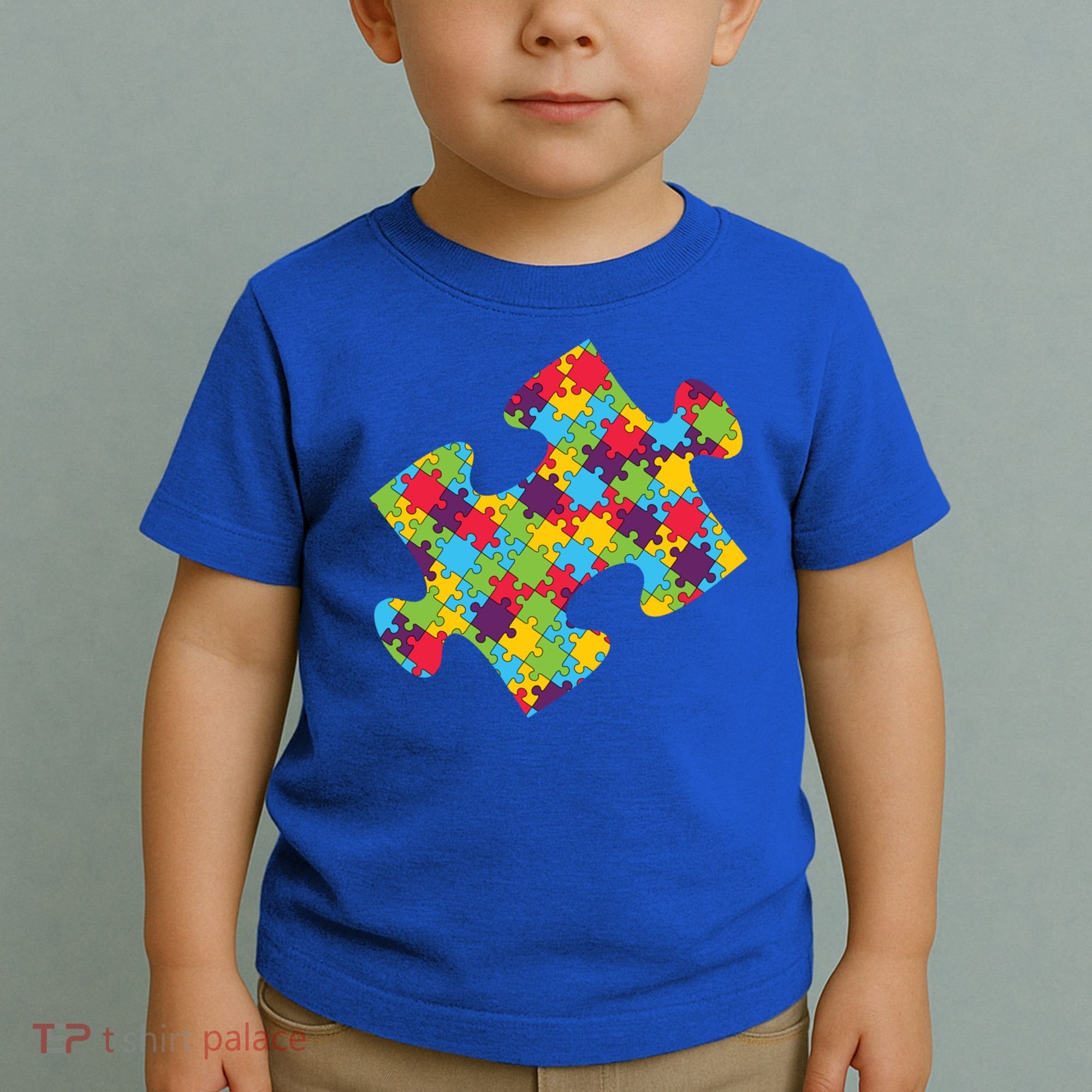 Autism Puzzle Piece Gift Toddler T-Shirt