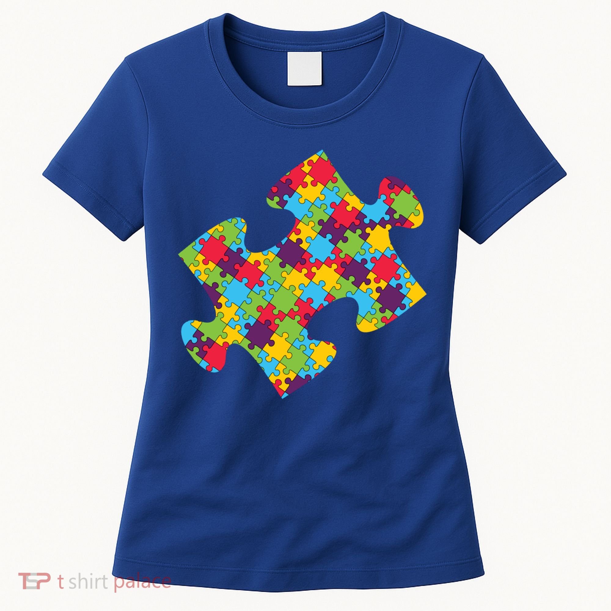 Autism Puzzle Piece Gift Women's T-Shirt