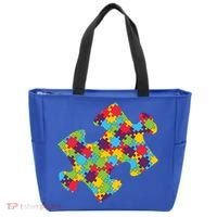 Autism Puzzle Piece Gift Tote Bag thumb 0