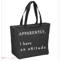 Apparently I Have An Attitude  Tote Bag thumb 2
