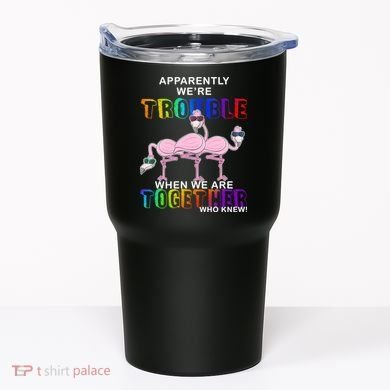 Apparently We're Trouble When We Are Together Tumbler
