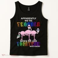 Apparently We're Trouble When We Are Together Tank Top thumb 2