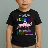 Apparently We're Trouble When We Are Together Toddler T-Shirt thumb 2