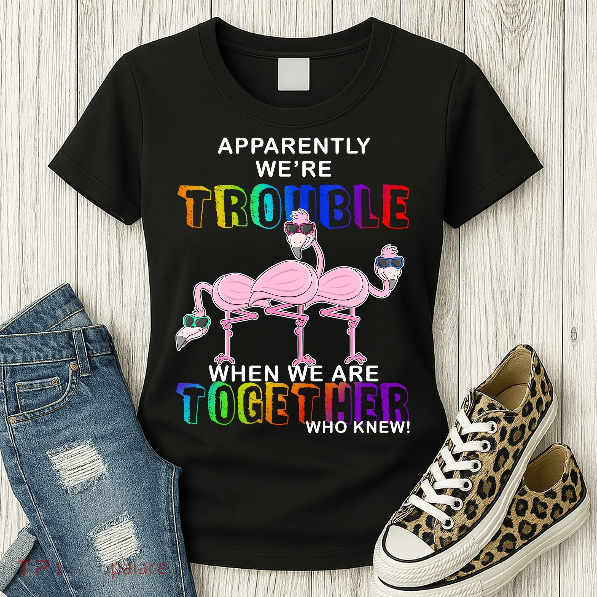 Apparently We're Trouble When We Are Together Women's T-Shirt