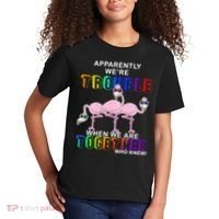 Apparently We're Trouble When We Are Together Kids T-Shirt thumb 2