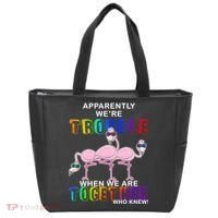 Apparently We're Trouble When We Are Together Tote Bag thumb 0
