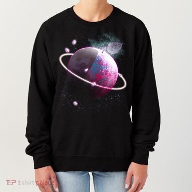 Apple Nebula Space Planet Women's Sweatshirt