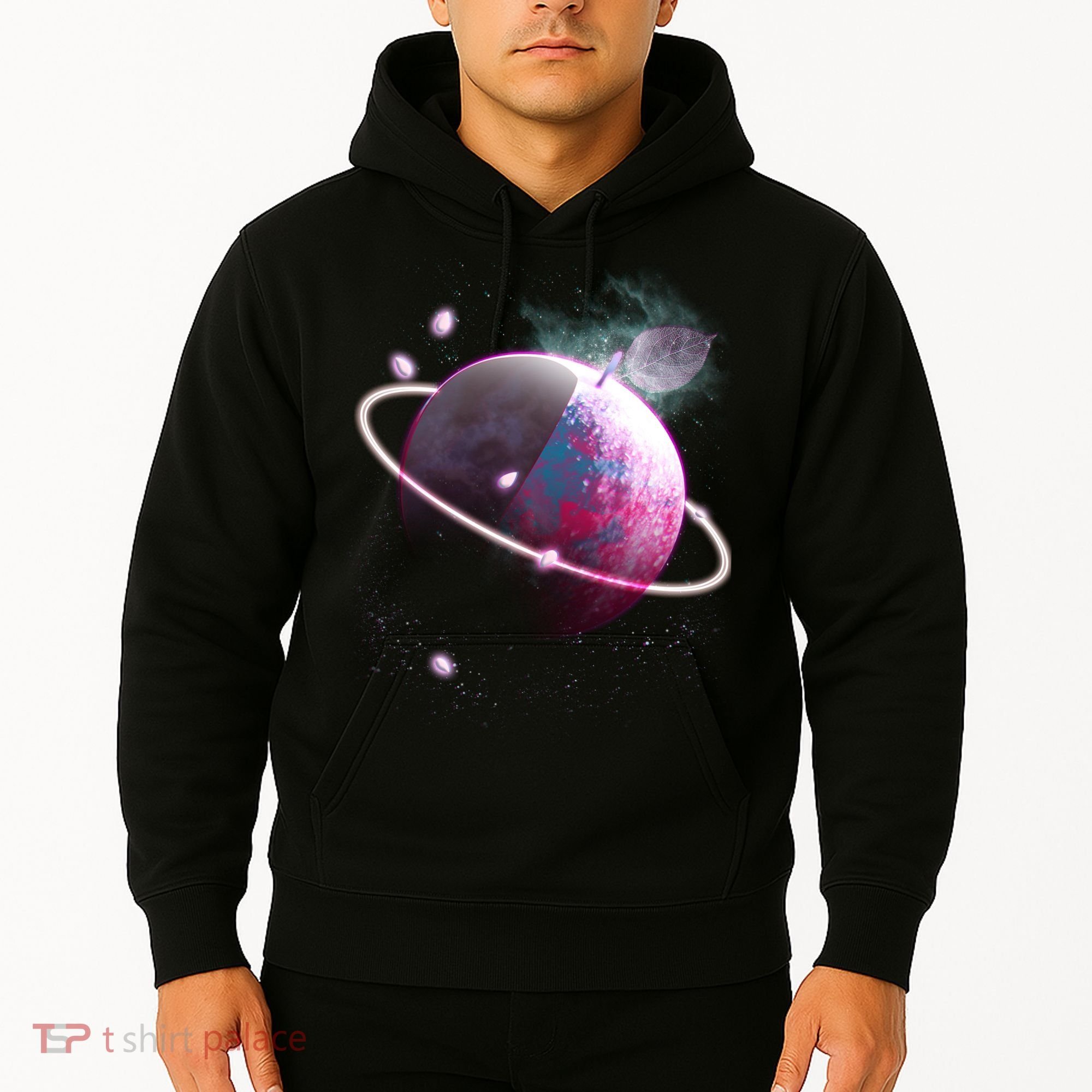 Apple Nebula Space Planet Hoodie