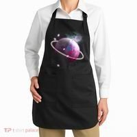 Apple Nebula Space Planet Apron thumb 2
