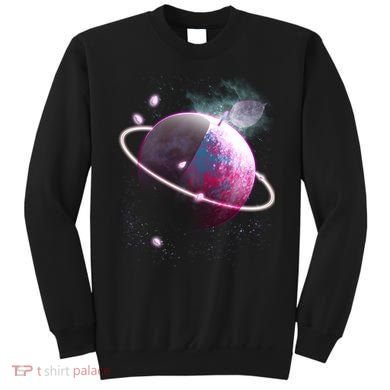 Apple Nebula Space Planet Sweatshirt