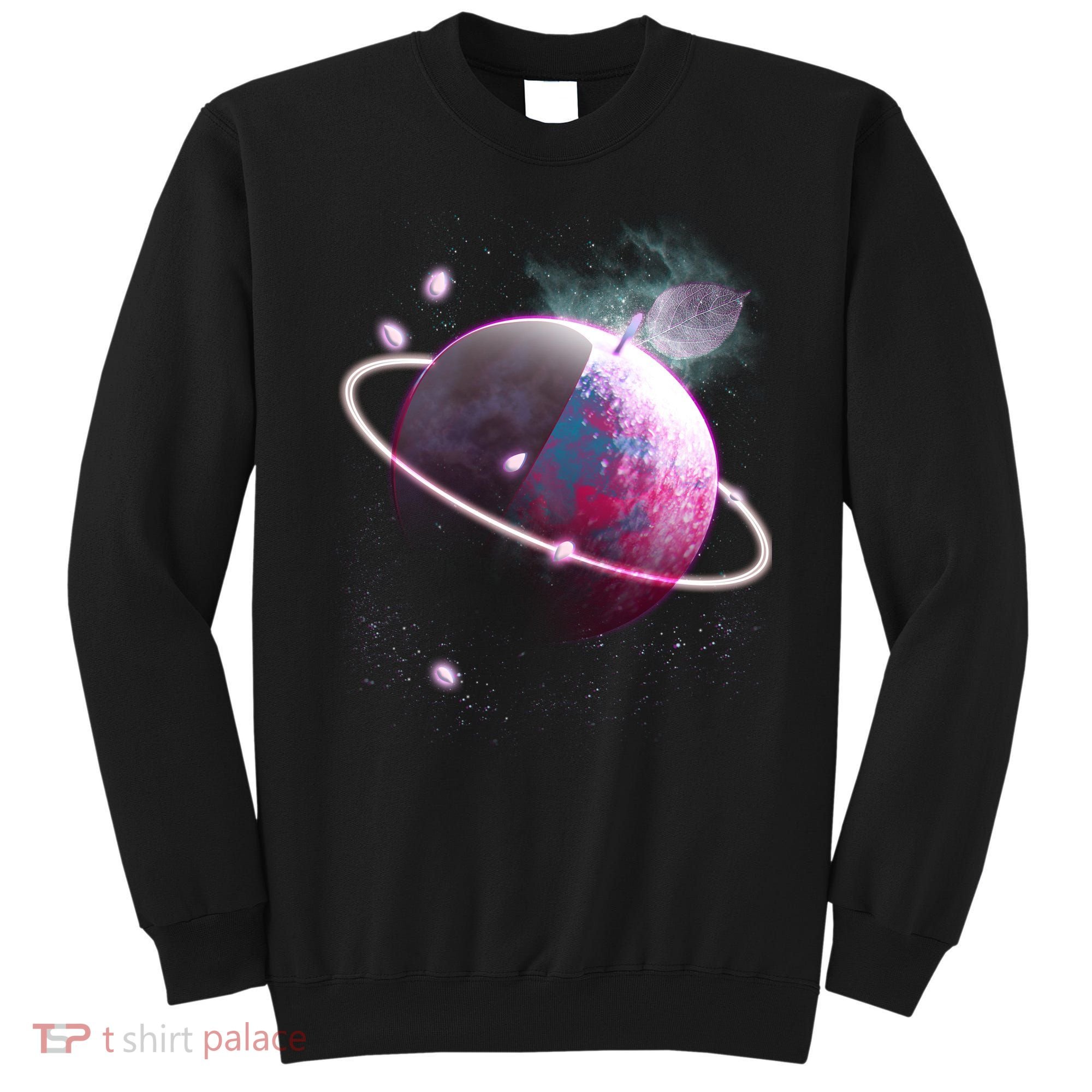 Apple Nebula Space Planet Sweatshirt