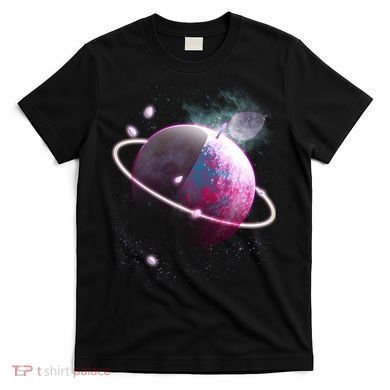 Apple Nebula Space Planet T-Shirt