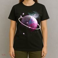 Apple Nebula Space Planet T-Shirt thumb 4