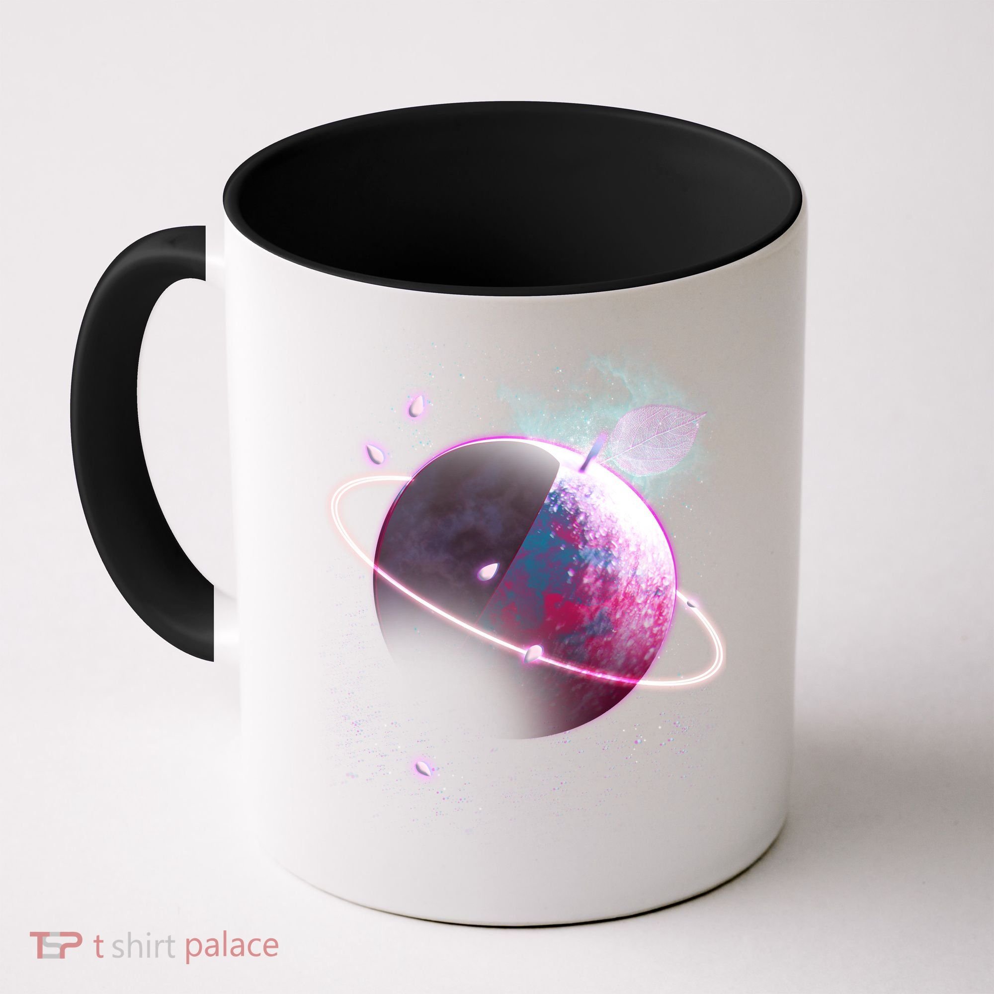 Apple Nebula Space Planet Coffee Mug