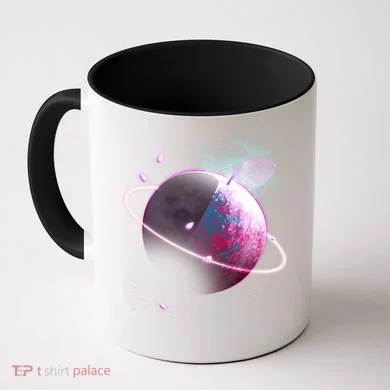 Apple Nebula Space Planet Coffee Mug