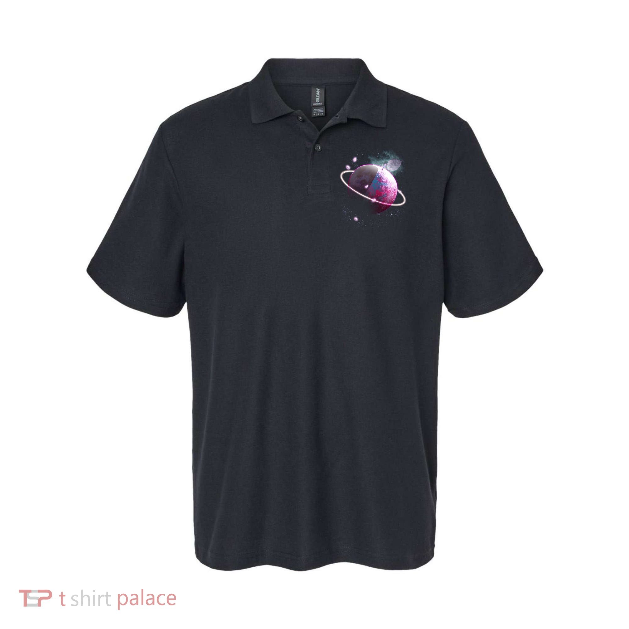 Apple Nebula Space Planet Polo