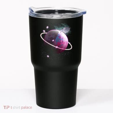 Apple Nebula Space Planet Tumbler