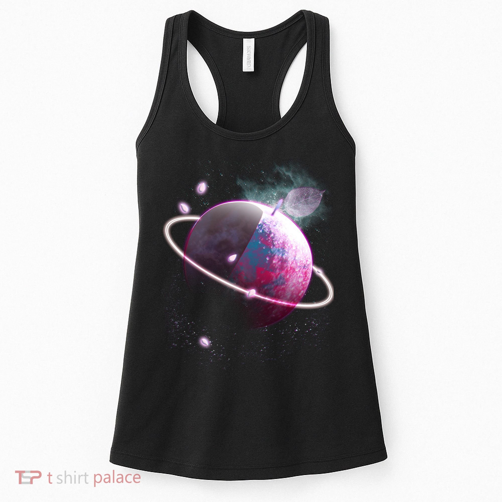 Apple Nebula Space Planet Women's Tank Top