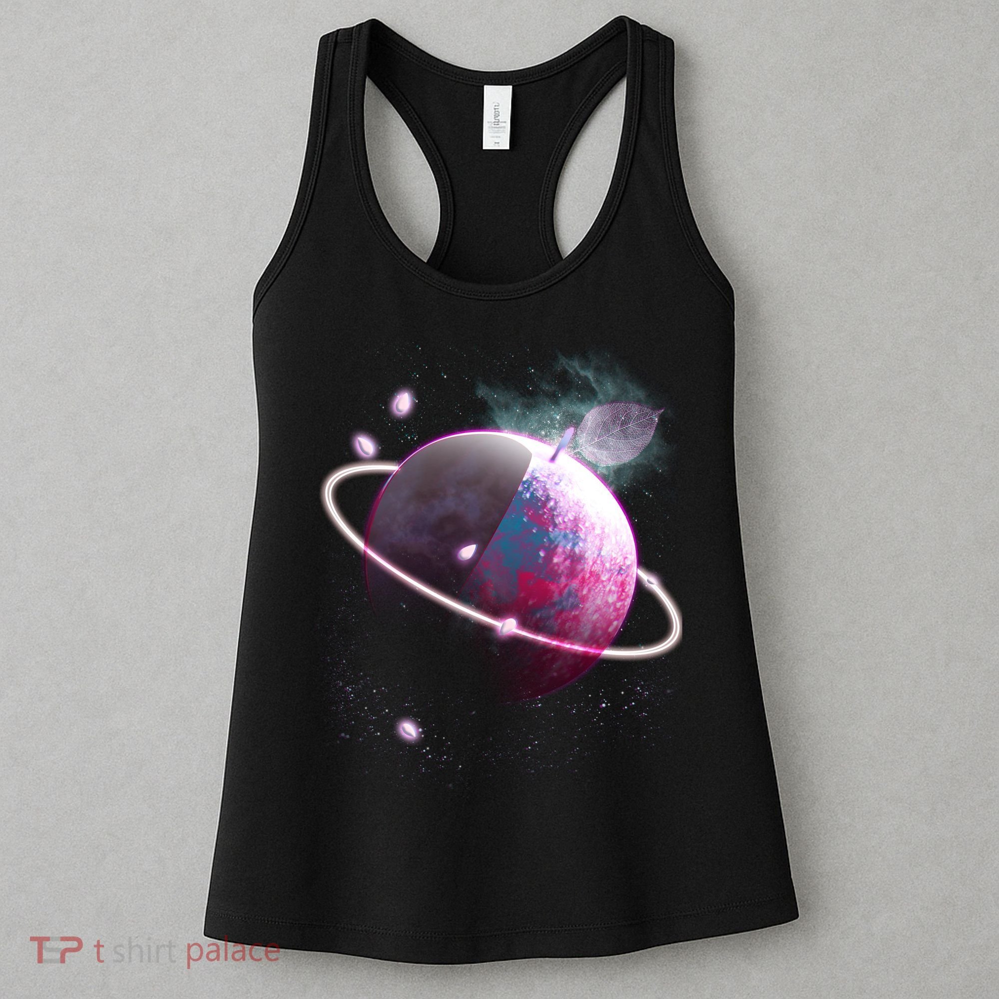 Apple Nebula Space Planet Women's Tank Top