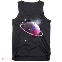Apple Nebula Space Planet Tank Top thumb 0