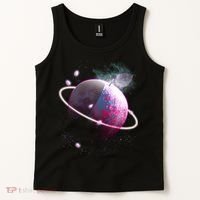 Apple Nebula Space Planet Tank Top thumb 2