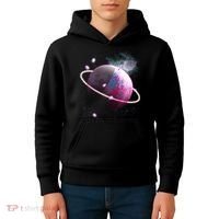Apple Nebula Space Planet Kids Hoodie thumb 4