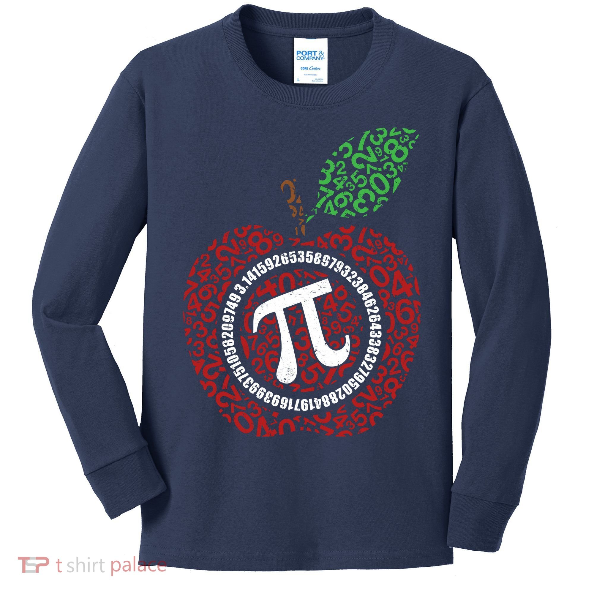 Apple Pi Kids Long Sleeve Shirt