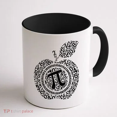 Apple Pi 3.14 Math Coffee Mug back