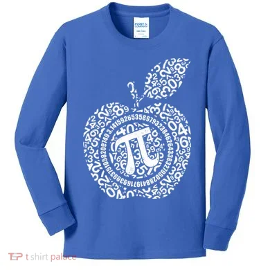 Apple Pi 3.14 Math Kids Long Sleeve Shirt