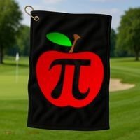 Apple Pi Pie 3.14 Golf Towel thumb 1