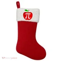 Apple Pi Pie 3.14 Christmas Stocking thumb 0