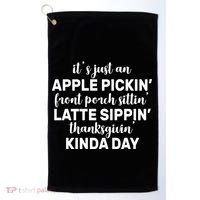 Apple Picking Season Golf Towel thumb 0