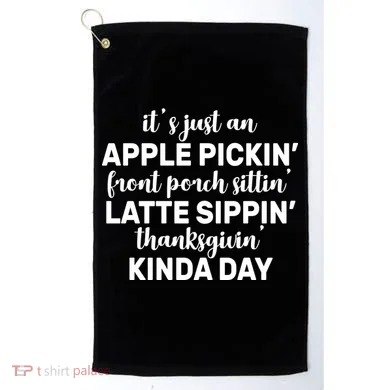 Apple Picking Season Golf Towel