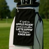 Apple Picking Season Golf Towel thumb 2