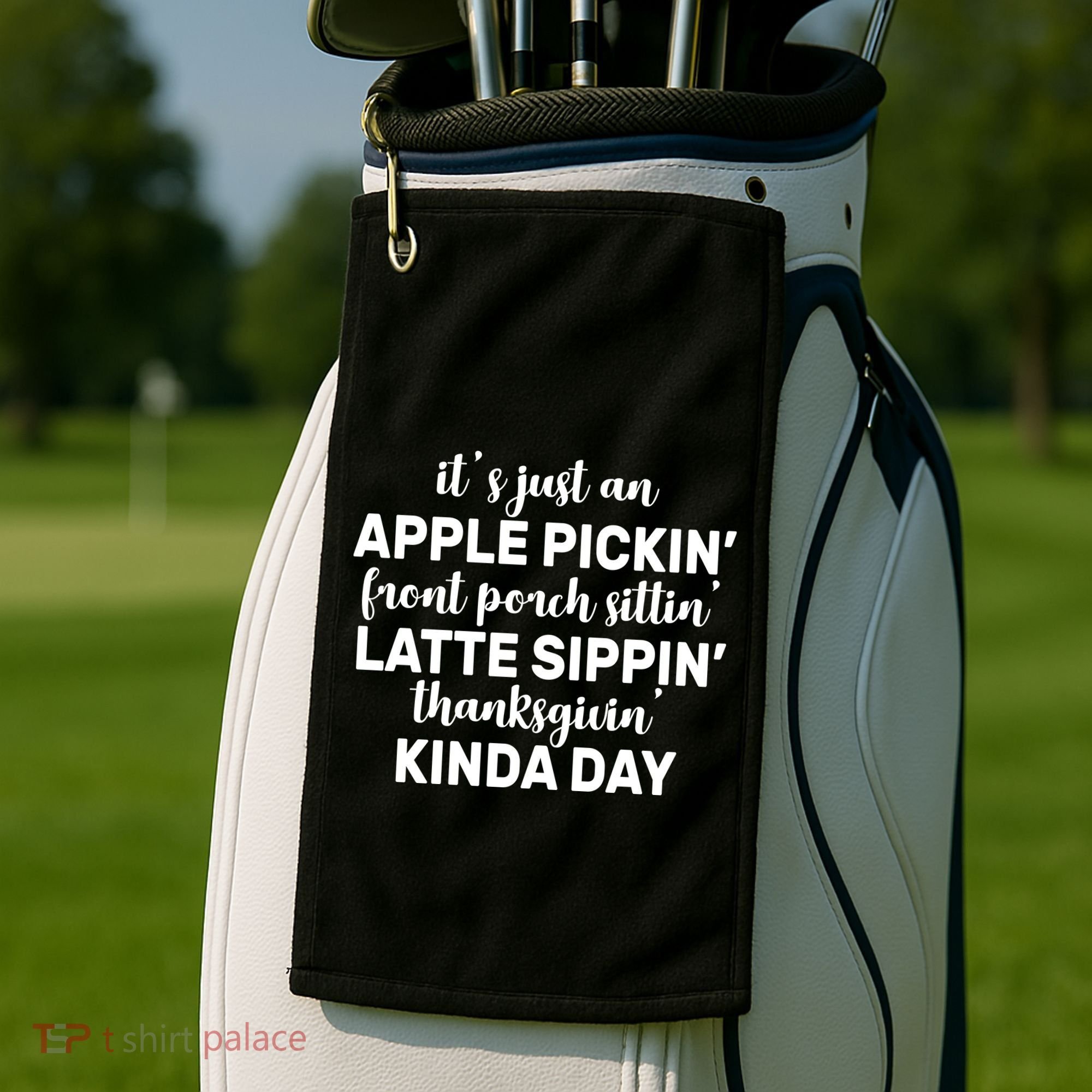 Apple Picking Season Golf Towel