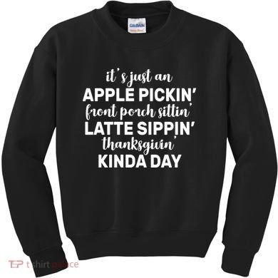 Apple Picking Season Kids Sweatshirt