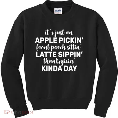 Apple Picking Season Kids Sweatshirt