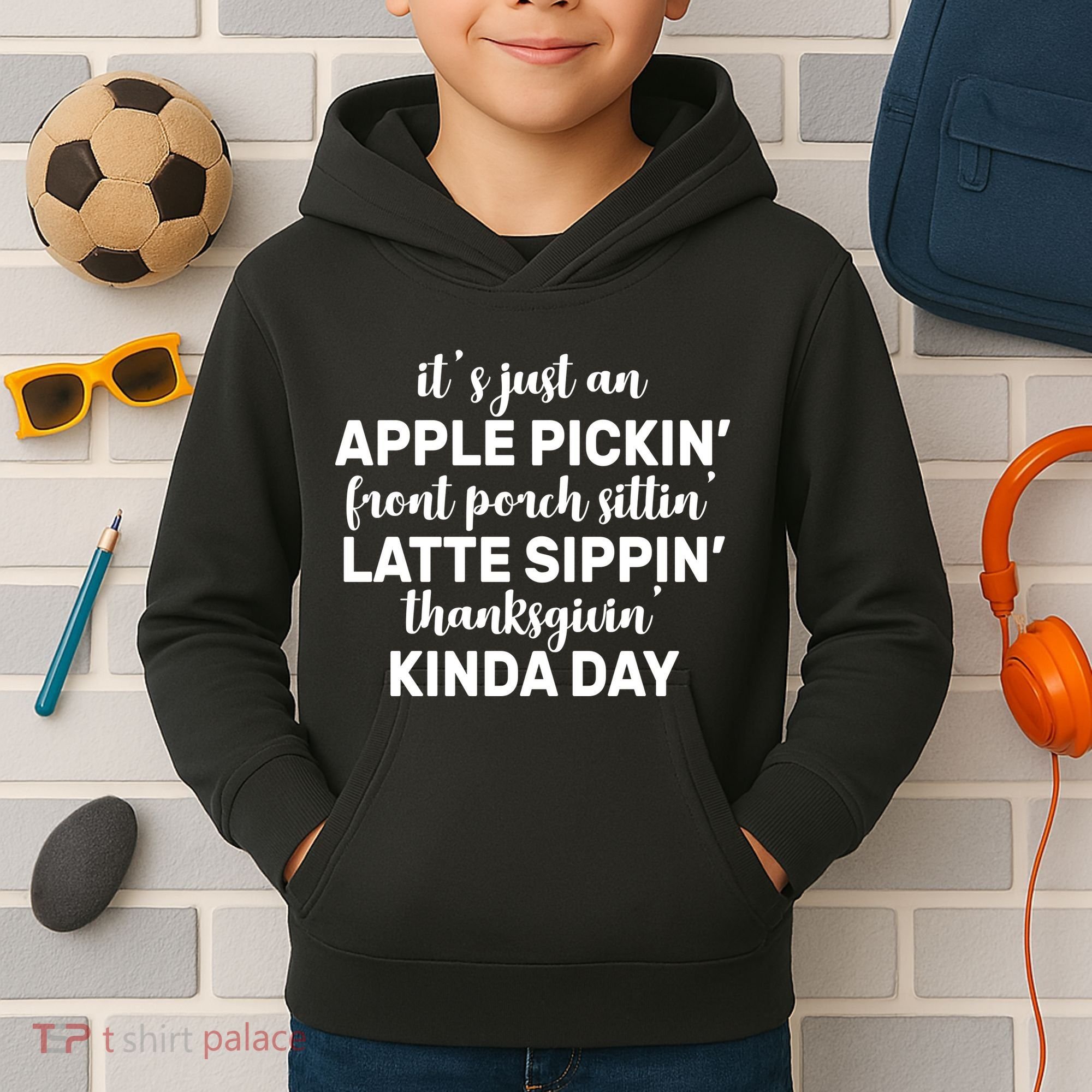 Apple Picking Season Kids Hoodie