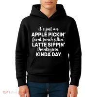 Apple Picking Season Kids Hoodie thumb 4