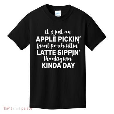 Apple Picking Season Kids T-Shirt