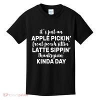 Apple Picking Season Kids T-Shirt thumb 0