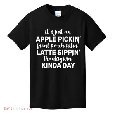 Apple Picking Season Kids T-Shirt