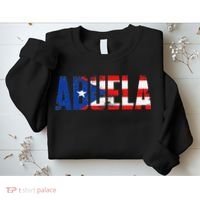 Abuela Puerto Rico Flag Pride Mothers Day Puerto Rican Sweatshirt thumb 2