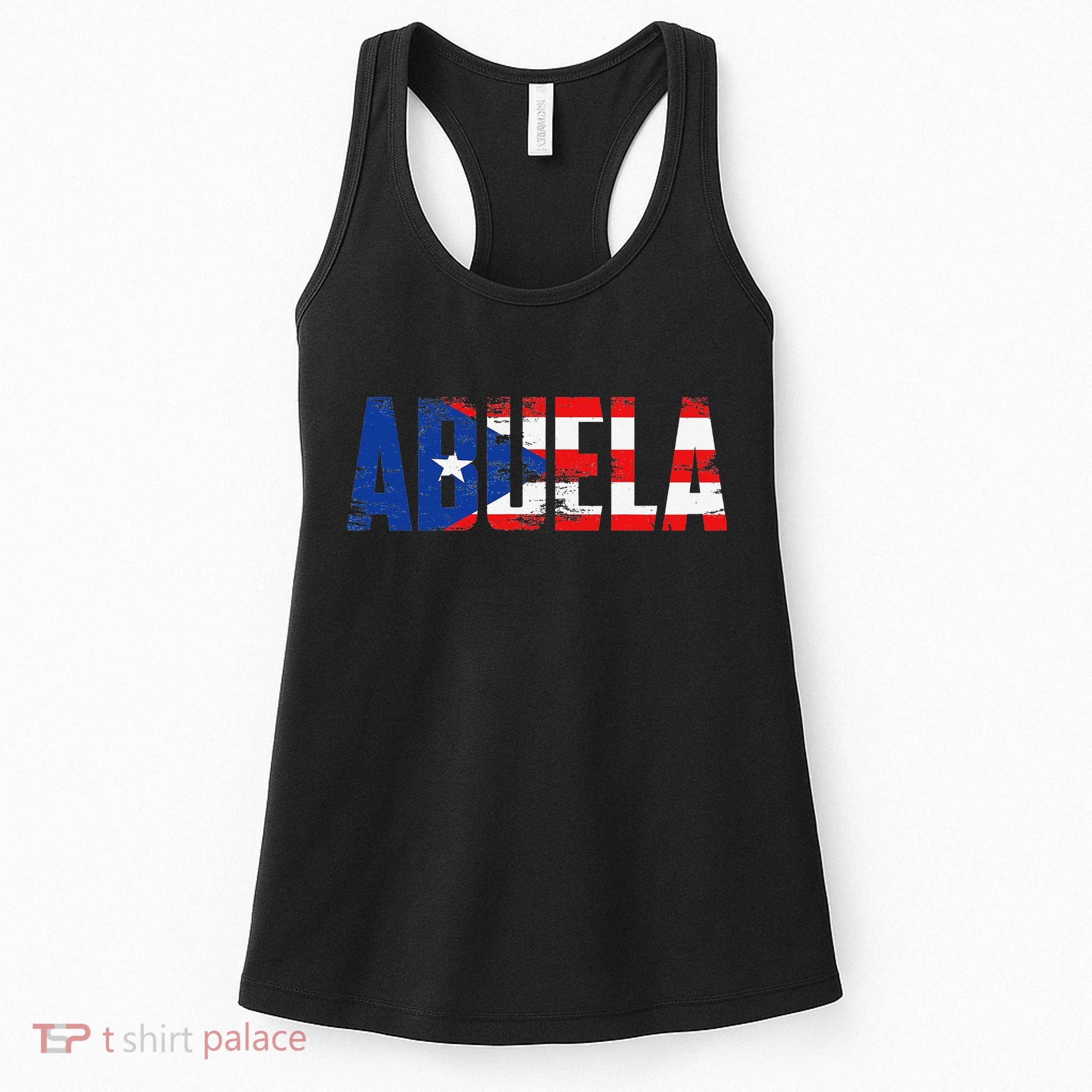 Abuela Puerto Rico Flag Pride Mothers Day Puerto Rican Women's Tank Top