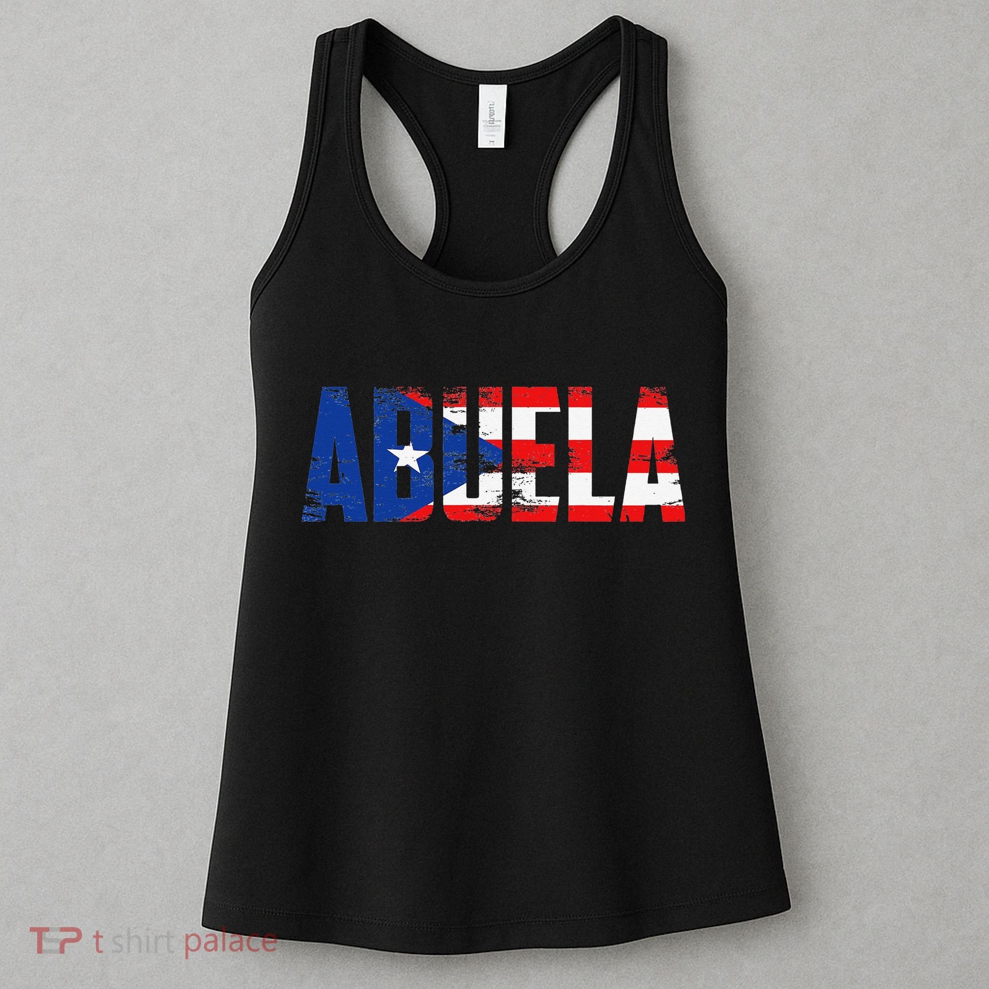 Abuela Puerto Rico Flag Pride Mothers Day Puerto Rican Women's Tank Top