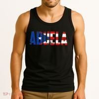 Abuela Puerto Rico Flag Pride Mothers Day Puerto Rican Tank Top thumb 3