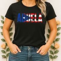 Abuela Puerto Rico Flag Pride Mothers Day Puerto Rican Women's T-Shirt thumb 2